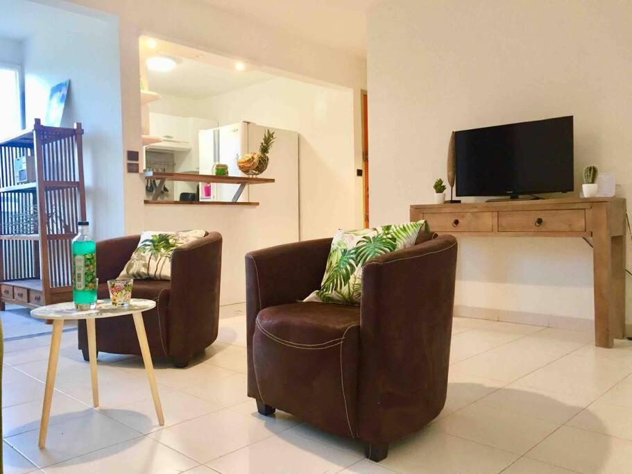 Hamo Tropical Piscine Proche Plage Apartment Sainte-Anne Luaran gambar
